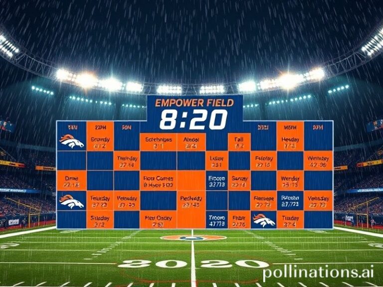 broncos schedule