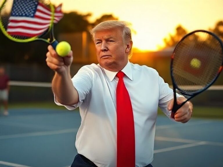 donald trump tennis