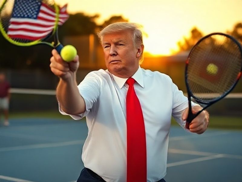 donald trump tennis