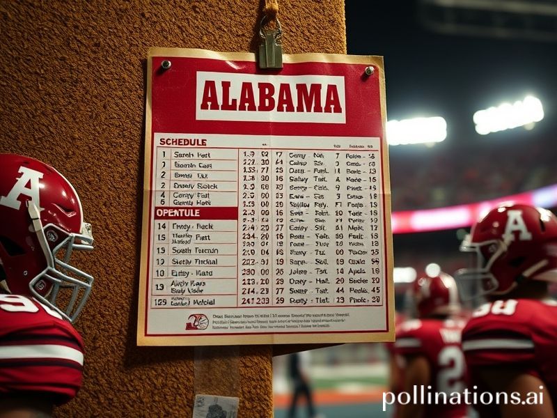 alabama football schedule