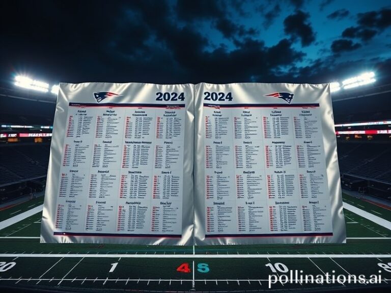 patriots schedule