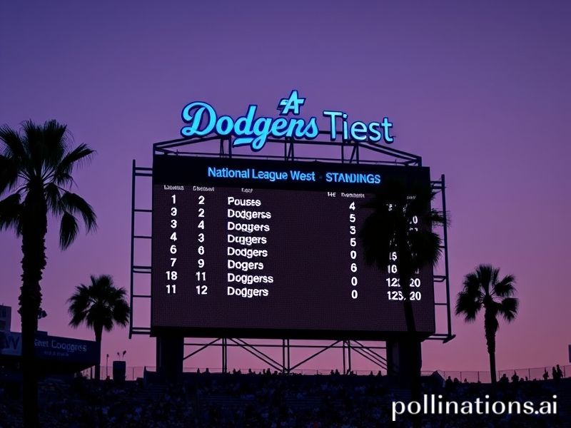 dodger standings
