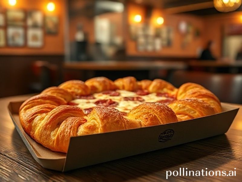 papa johns croissant pizza