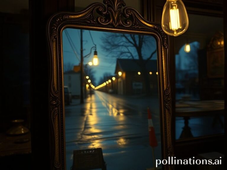the mirror