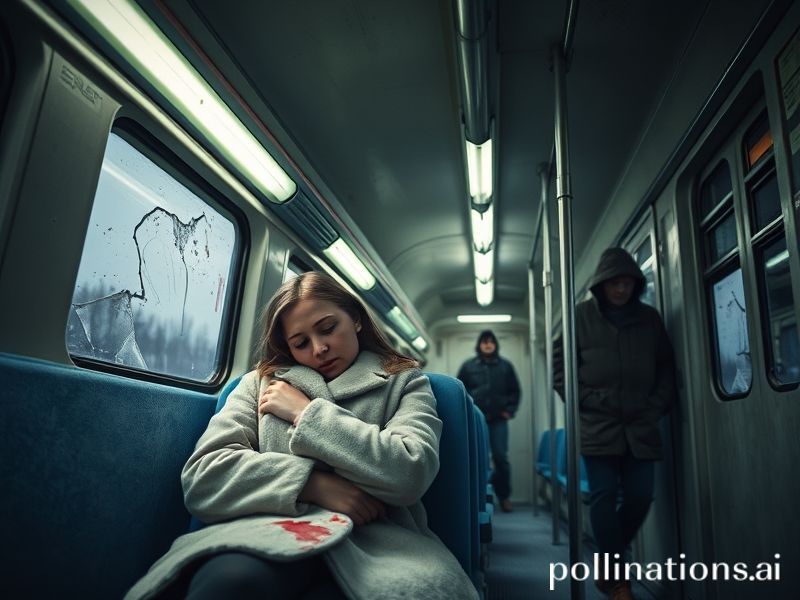 ukraine girl stabbed on train