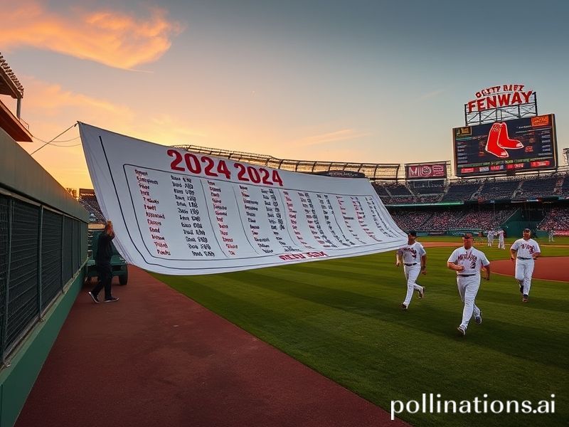 red sox schedule