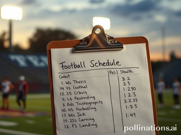 football schedule today