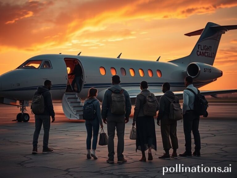 migrant flight cancelled