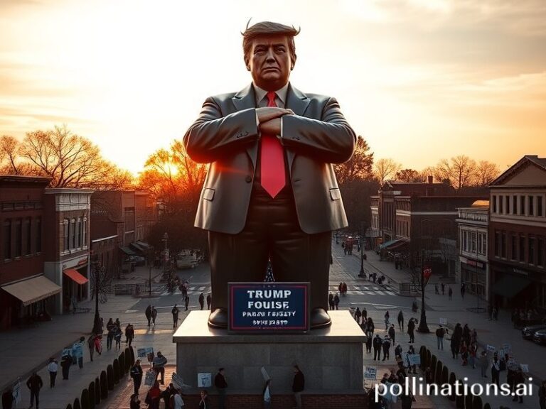 trump statue