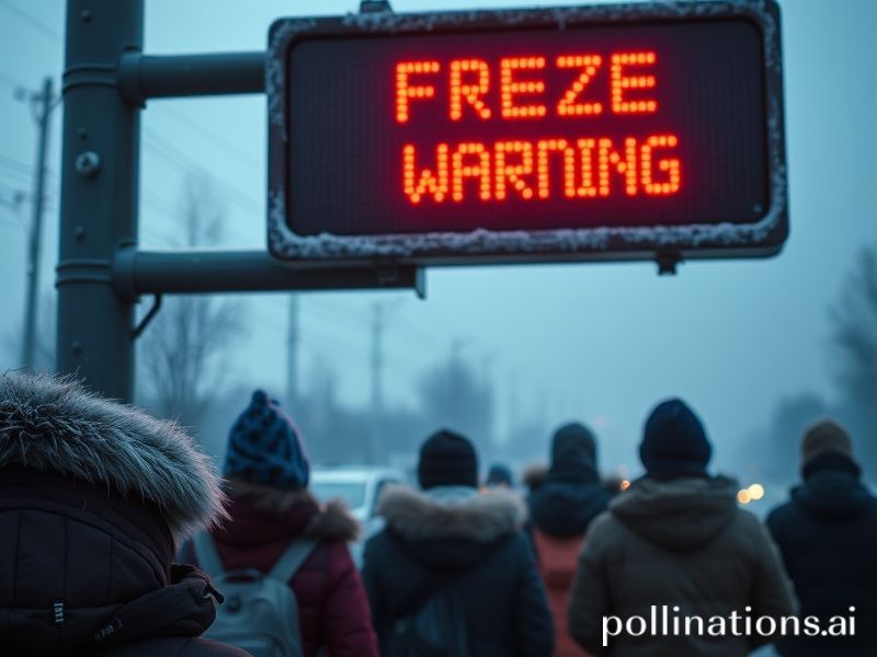 freeze warning