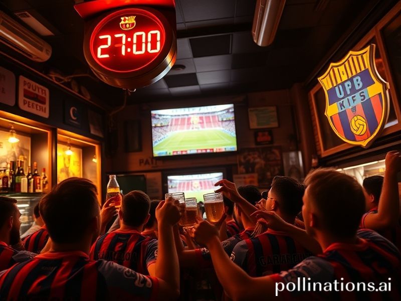 a qué hora juega el barcelona