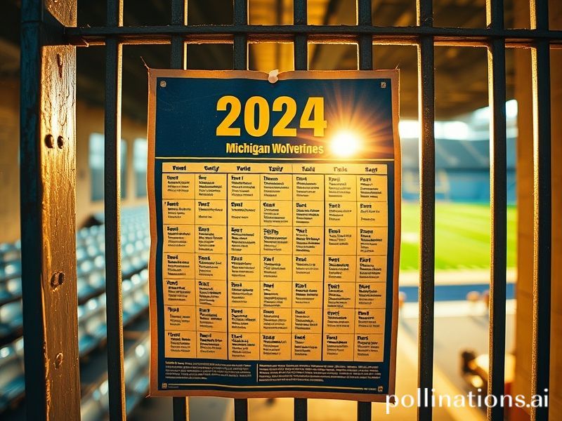 michigan football schedule