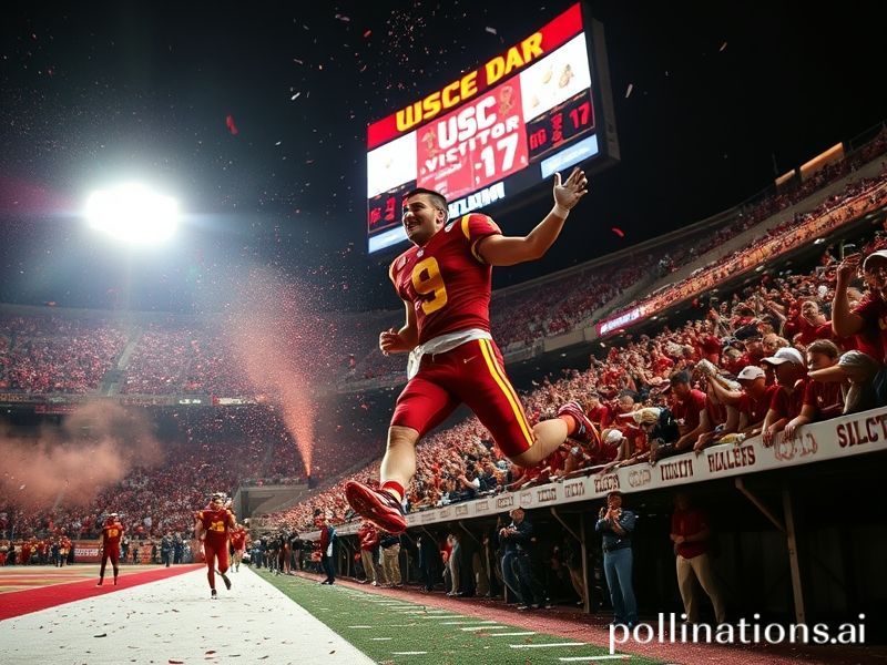 usc football score
