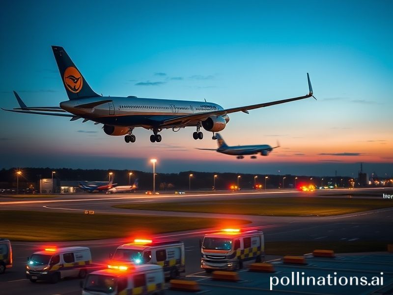 emergency landing birmingham airport