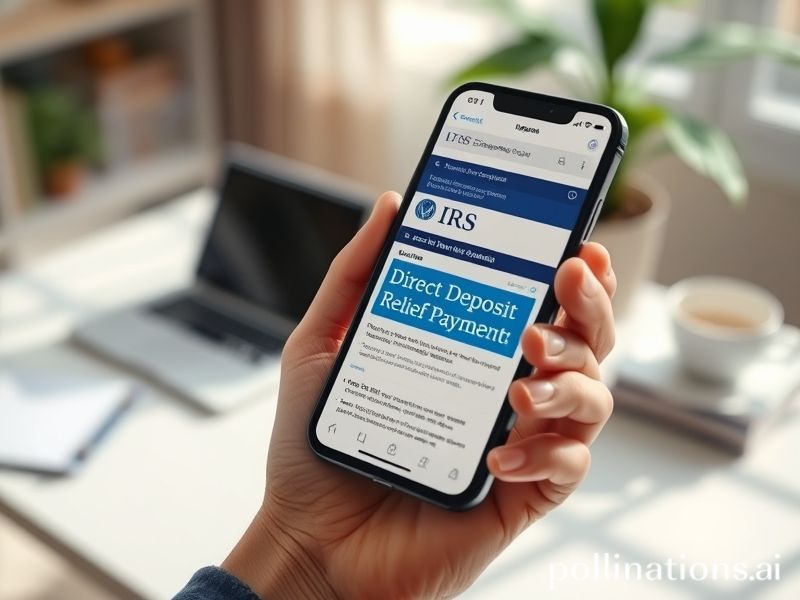 Trending: irs direct deposit relief payment