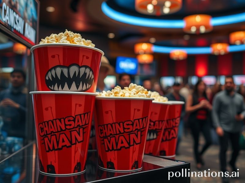Trending: chainsaw man movie popcorn buckets