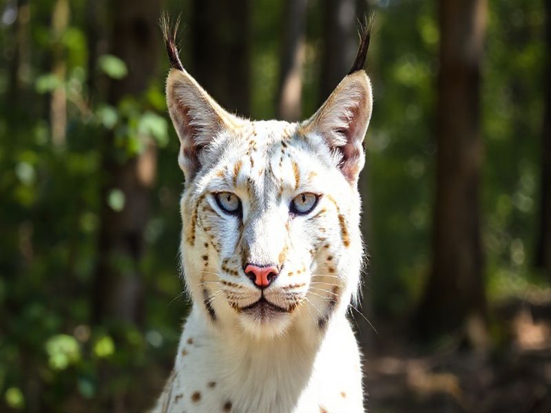 Trending: leucistic iberian lynx
