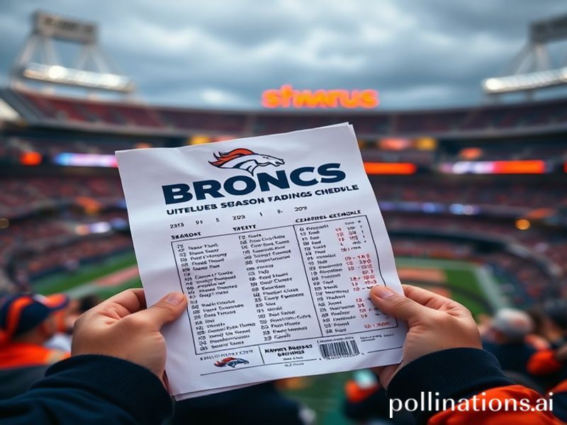 Trending: broncos schedule 2025