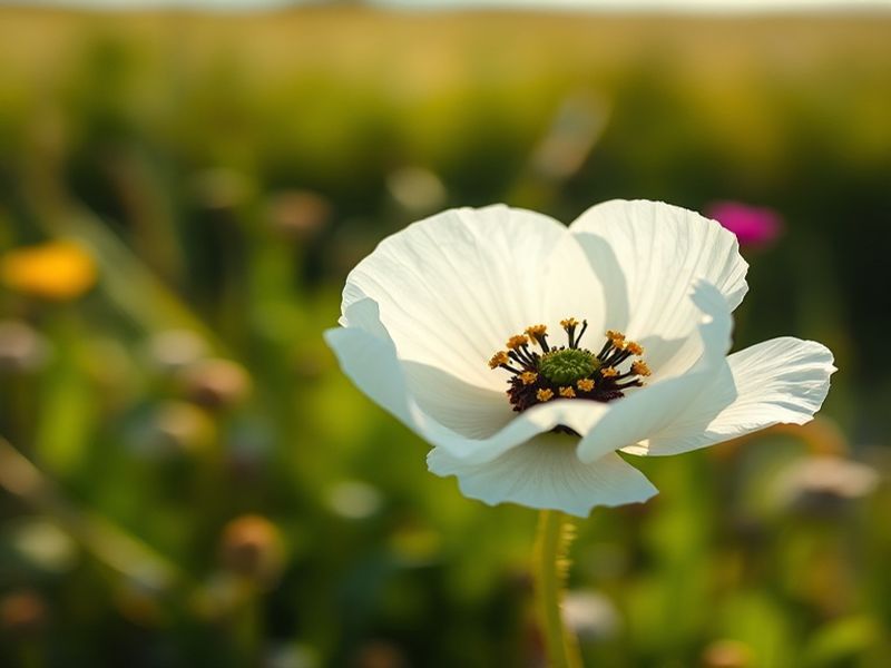 Trending: white poppy