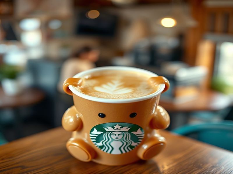 Trending: starbucks teddy bear cup