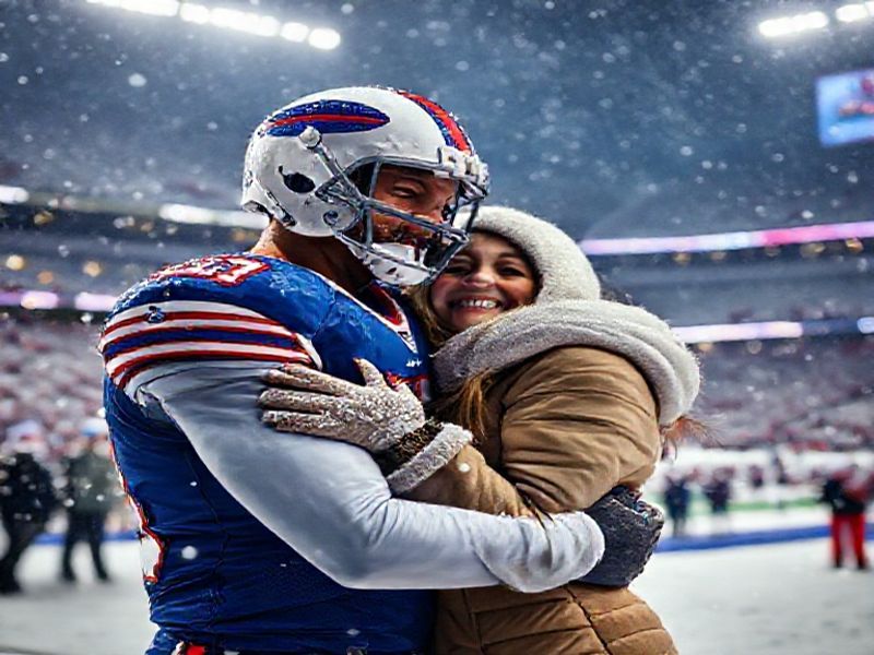 Trending: holiday touchdown a bills love story