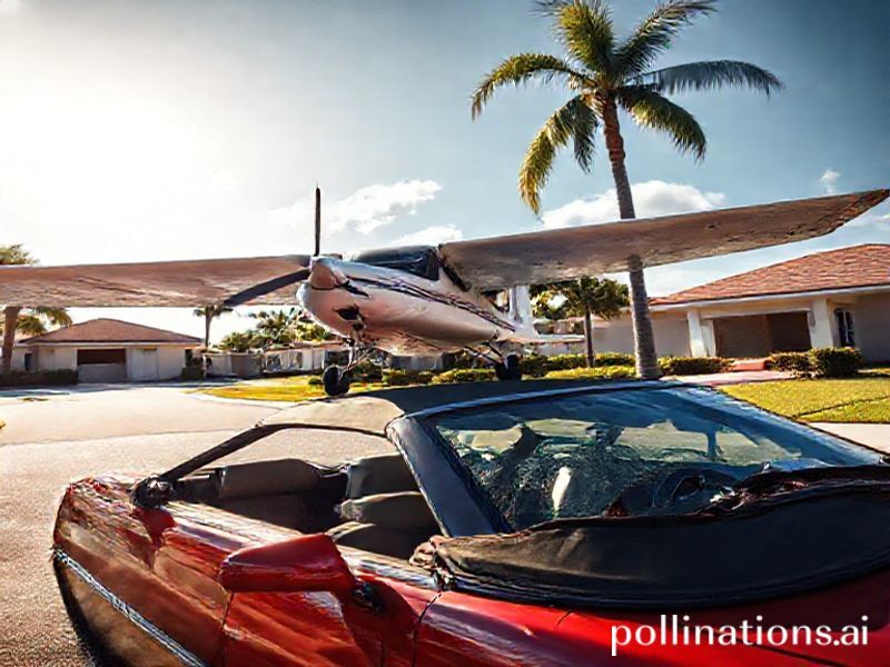 Trending: plane lands on car in florida