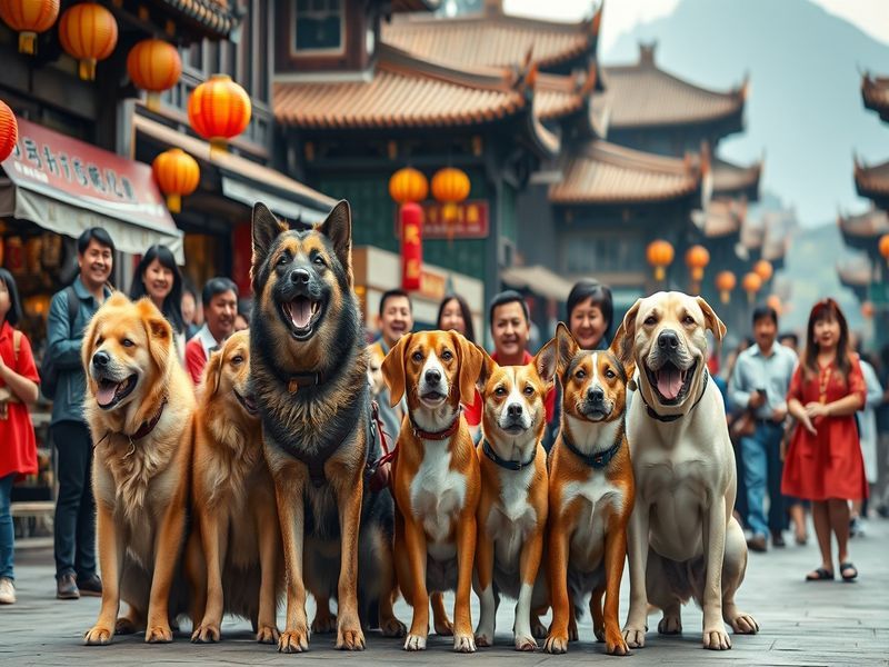 Seven Dogs Escape China: A Tale of Courage and Community