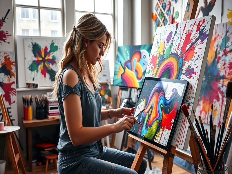 Madelyn Burke: The Artist Merging Physical and Digital Art
