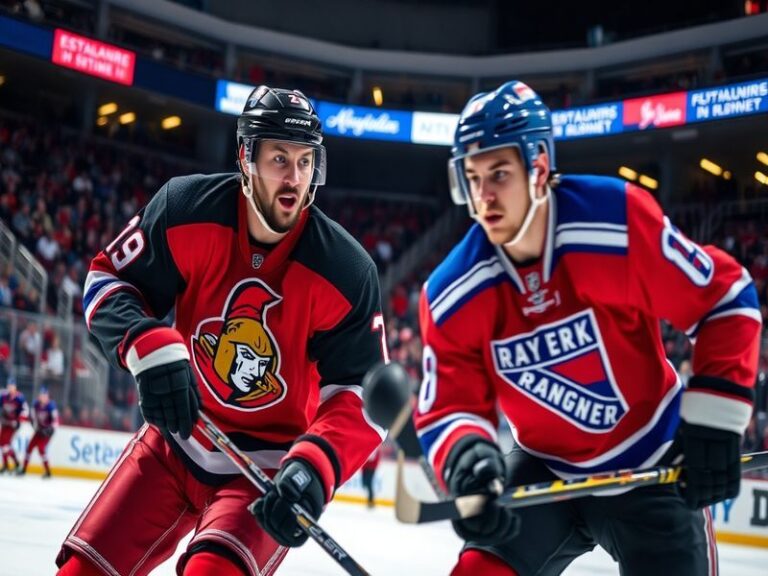 The Senators vs Rangers Rivalry: A Historical and Current Perspective