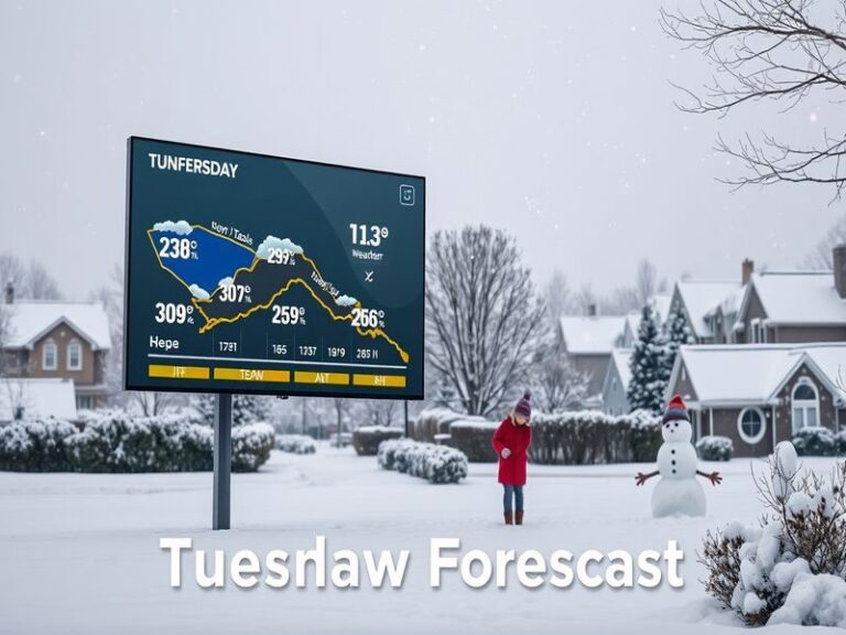 Tuesday Snow Forecast: Full Breakdown by Region and Expected Totals