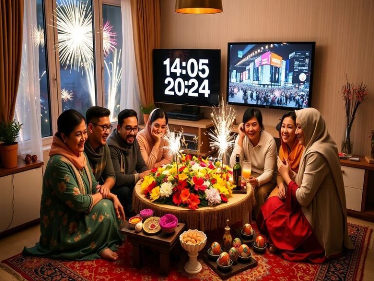 لحظه تحویل سال ۱۴۰۵: Traditions and Global Celebrations