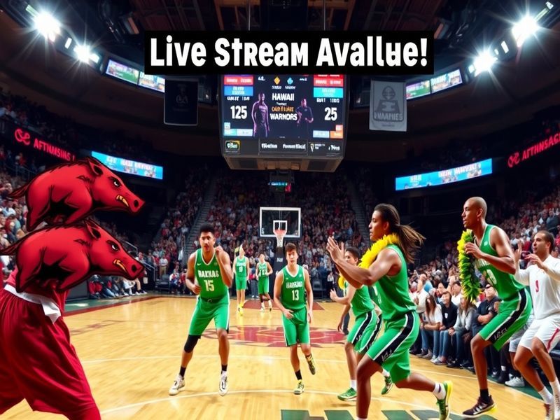 Arkansas vs Hawaii Basketball: Where to Watch Live Stream