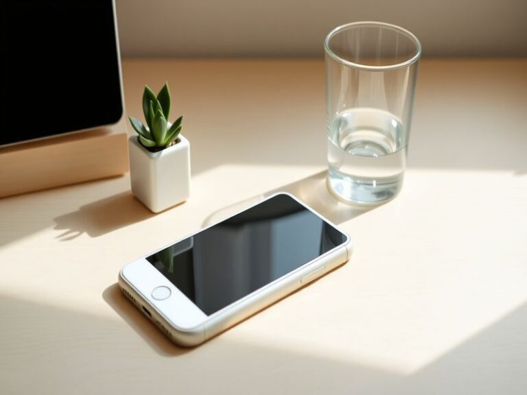 A modern smartphone displaying a fractional share trading app interface, with a rising stock chart in the background and coin