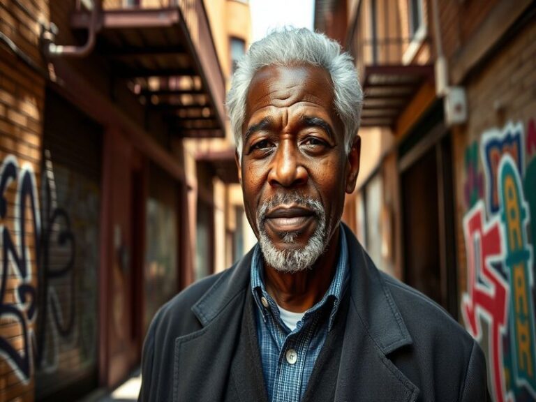 A dynamic portrait of Kevin Mays in a modern media studio, surrounded by multiple screens displaying sports analytics, podcas