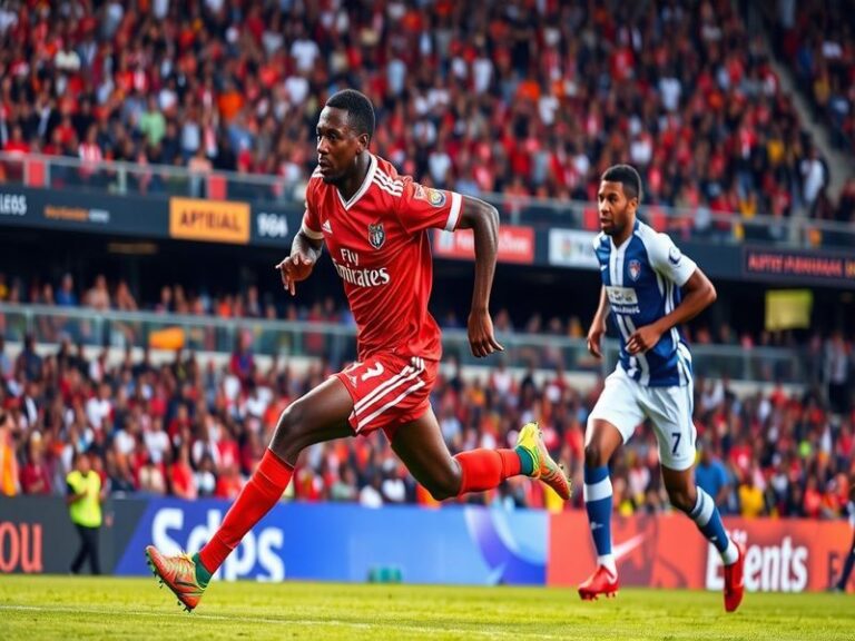 A dynamic image of Noah Igbinoghene in action on the football field, showcasing his athleticism and determination.