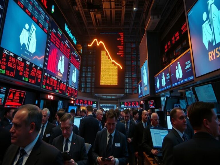 A visual representation of gold bars and coins, with a downward trend graph in the background, illustrating the decline in go