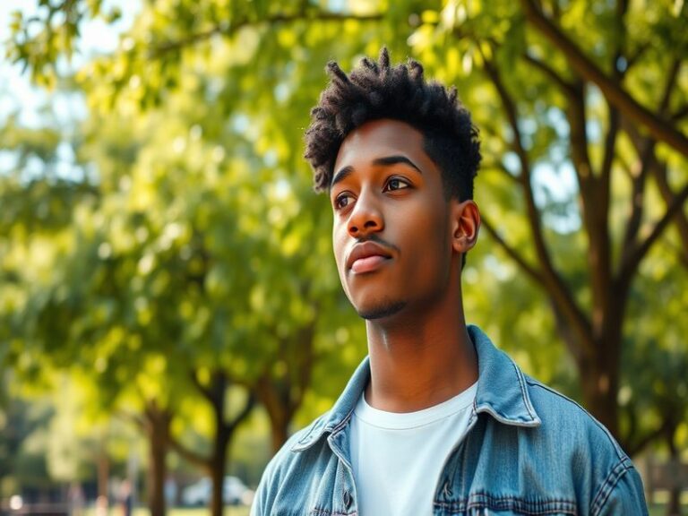 A dynamic portrait of Terrence Hill Jr. on a film set, showcasing his expressive face and engaging personality amidst colorfu