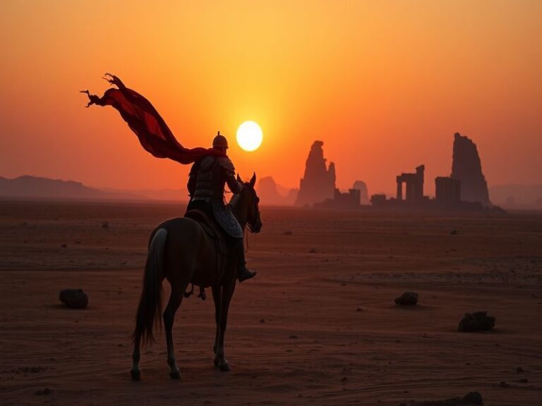 An expansive desert landscape in Crimson Desert, showcasing detailed graphics and a character in combat, highlighting the gam