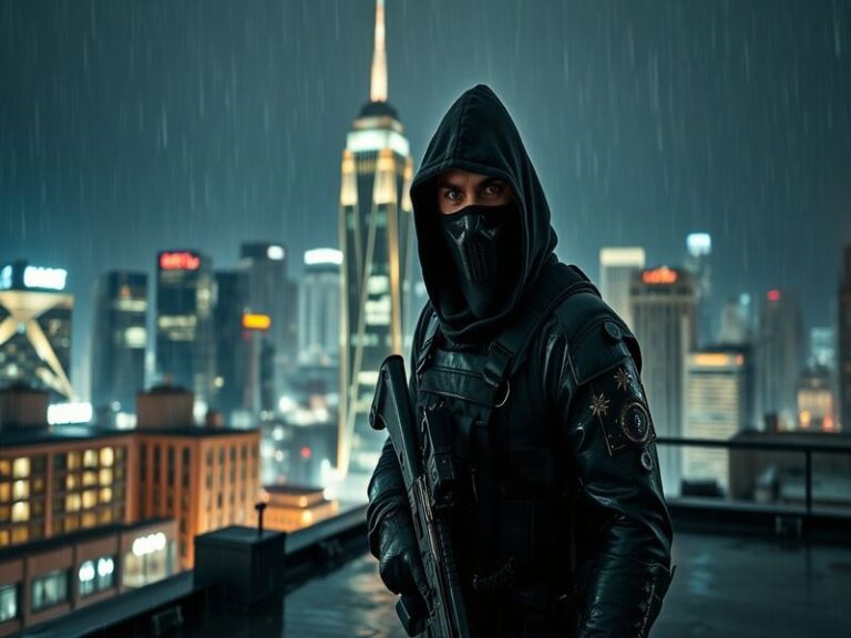 A dynamic scene from The Punisher Special featuring Frank Castle in a dark alley, showcasing intense action and a gritty atmo