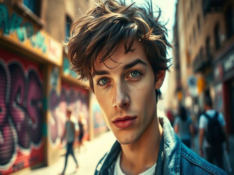 A portrait of Logan Lerman, showcasing his charismatic smile and expressive eyes, set against a vibrant Hollywood backdrop.