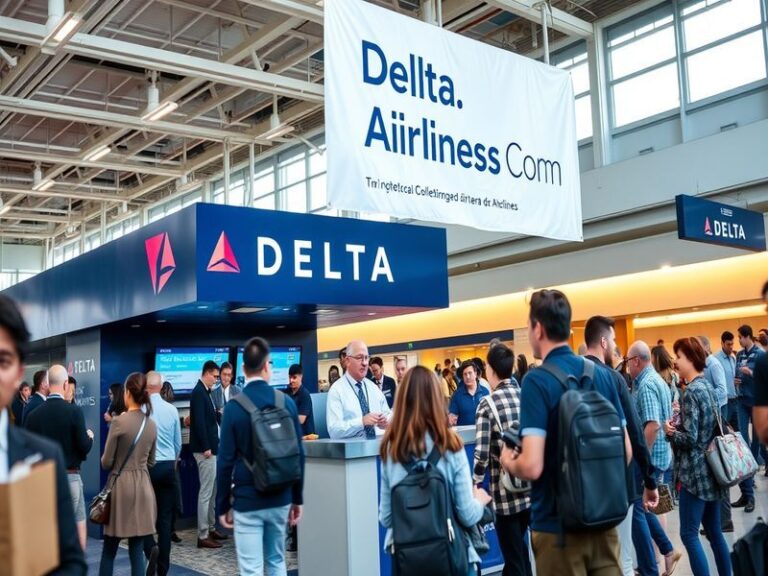 An image of Delta Airlines aircraft on a runway with a clear blue sky, showcasing the airline's modern fleet and commitment t