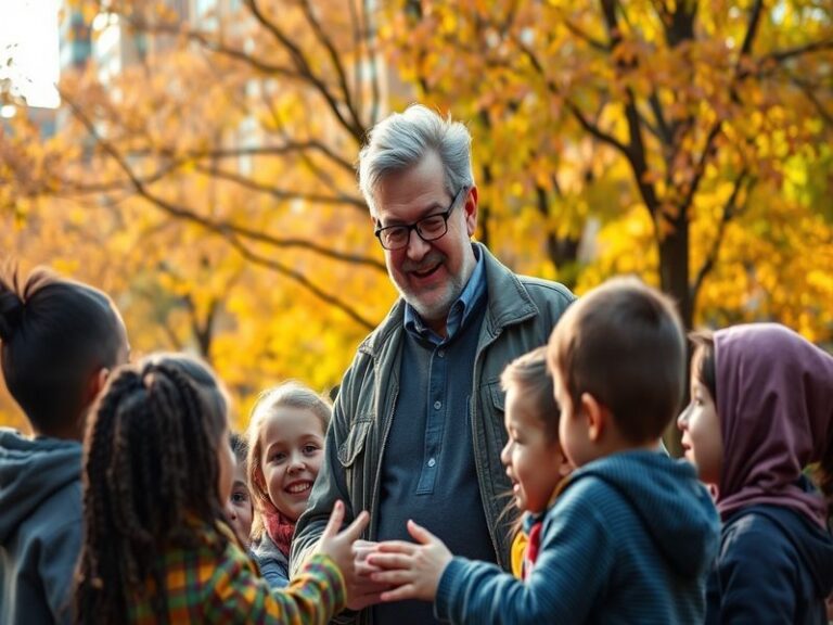 A portrait of Doug Mason in a modern office setting, exuding confidence and approachability, with technology-themed decor in