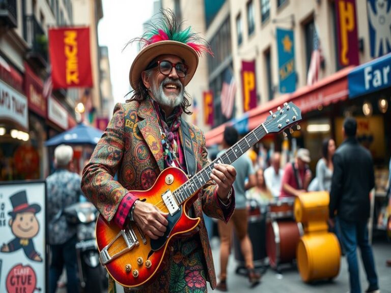 A vibrant image of Dilly Carter performing on stage, showcasing her energy and passion for entertainment.