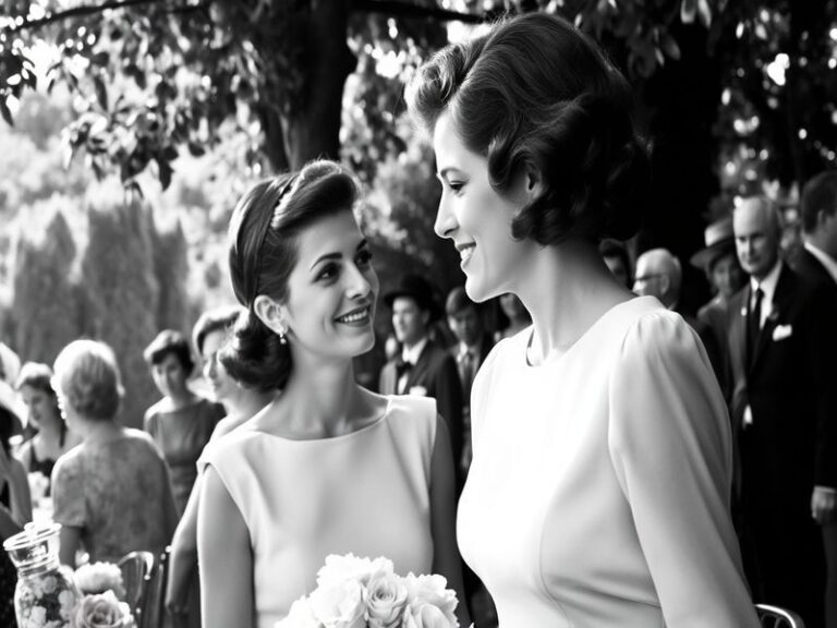 A vintage photograph of JFK and Jackie Kennedy at a formal event, showcasing their elegance and the glamour of the era.