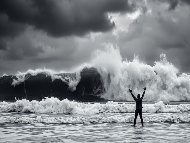 An intense scene depicting a character in a moment of fury, set against a backdrop of urban chaos, capturing the raw emotion
