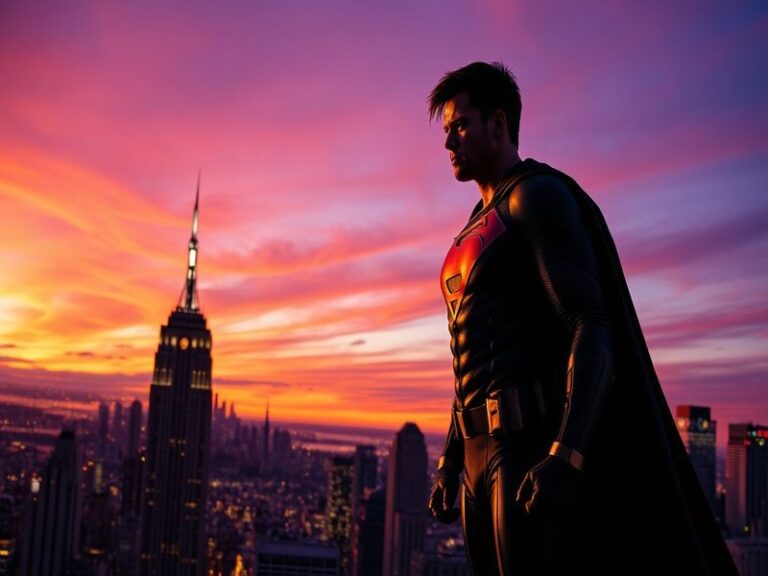 An intense scene from Invincible Season 4 Episode 4 showcasing Mark Grayson in his superhero costume, surrounded by action an