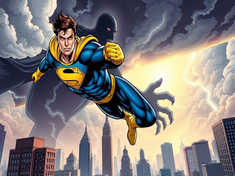 A dynamic scene from Invincible Season 4 Episode 4, showcasing Mark Grayson in action, with vibrant colors and intense expres