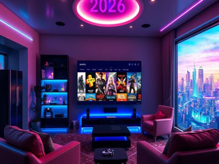 An engaging image depicting a collage of popular PlayStation Plus games, showcasing vibrant graphics and iconic characters, s