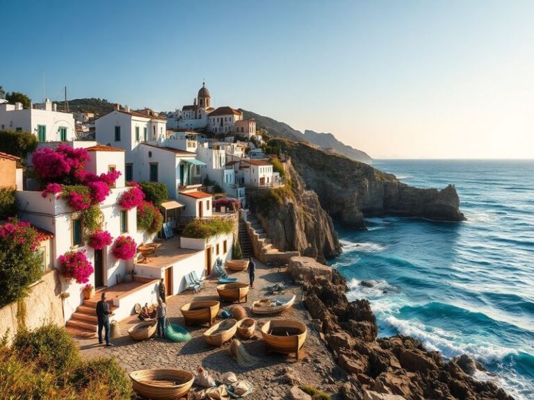 A vibrant artistic representation of Landaluce, featuring elements of nature intertwined with musical notes and literary symb