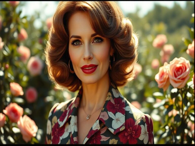 A portrait of Jaclyn Smith in a stylish outfit, exuding confidence and grace, set against a soft-focus background.